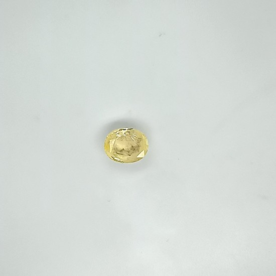 Yellow Sapphire (Pukhraj) 6.74 Ct Good quality